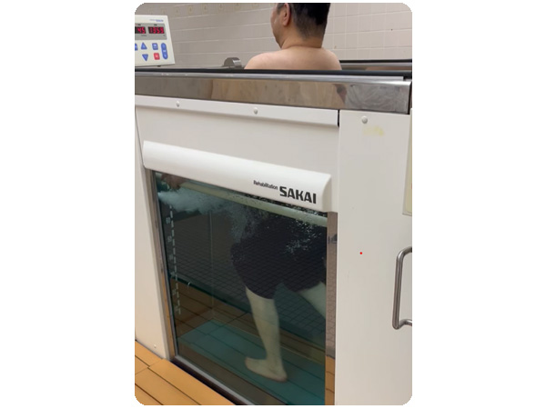 アクアミルでの水中運動